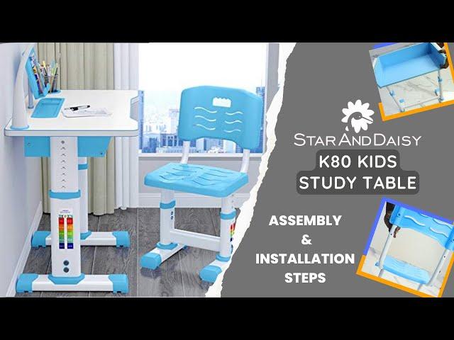 Star And Daisy K80 Multi-Functional Kids Study Table | Assembling | Fixing | Installation Steps