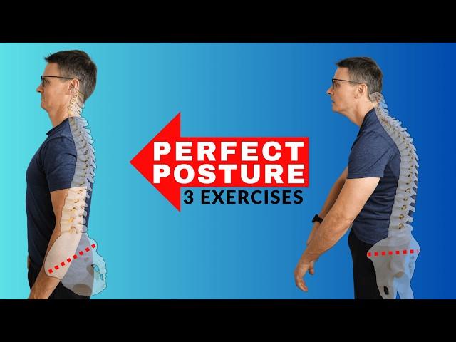 Improve Your Posture with 3 Exercises | Posture Correction Exercises | Dr. Jon Saunders