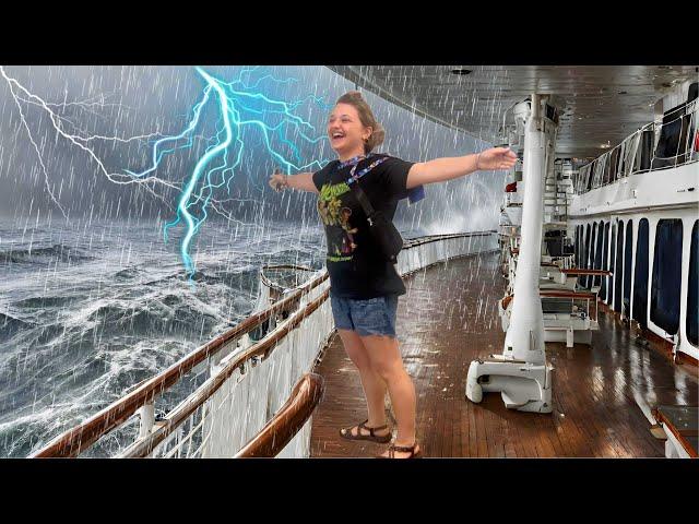 OUR Cruise SHIP got STRUCK by a HUGE STORM!