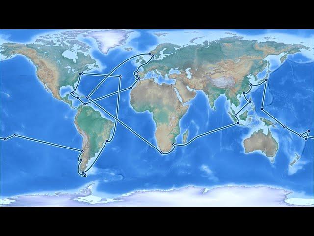 Sailing Route: One Ocean Expedition - a circumnavigation by Statsraad Lehmkuhl