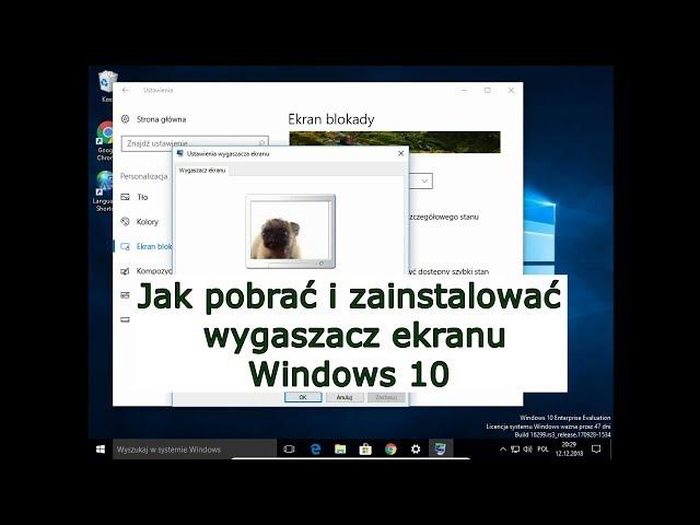 Jak pobrać i zainstalować wygaszacz ekranu Windows 10