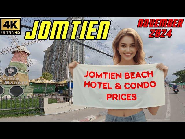 Jomtien Beach Road Condo and Hotel Prices   November 2024 Pattaya Thailand