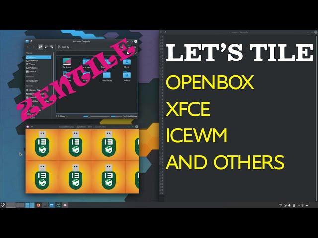 Openbox,icewm tiling is a reality, the zen way | tested on Antix