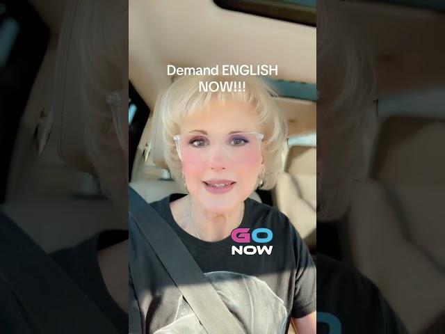 Enough we live in USA where English is spoken!