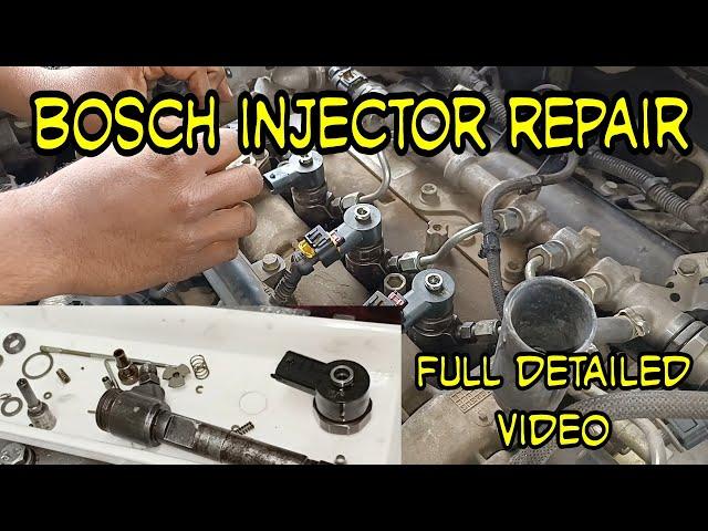 bosch injector cleaning and repairing