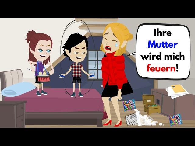 Bad kids make the nanny quit her job | Learn German