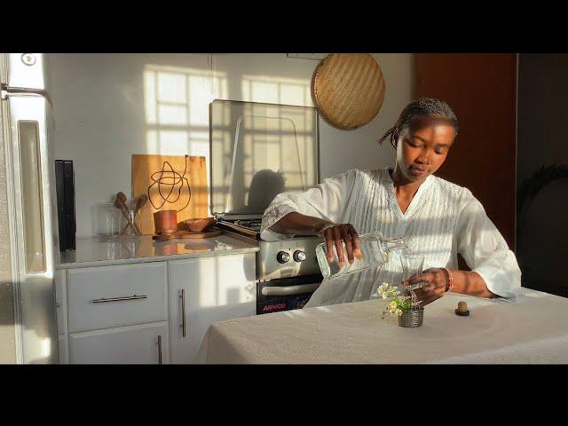 #1 A slow day in the countryside. Picking flowers from the garden| Breakfast in my homestead