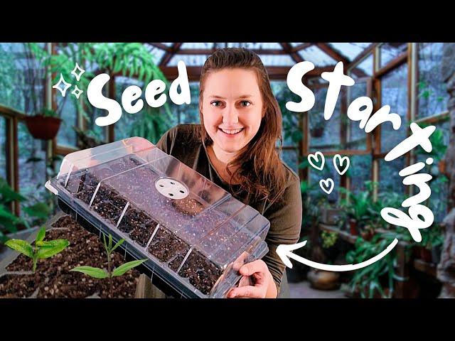 Seed Starting Indoors in Winter for Spring Gardening