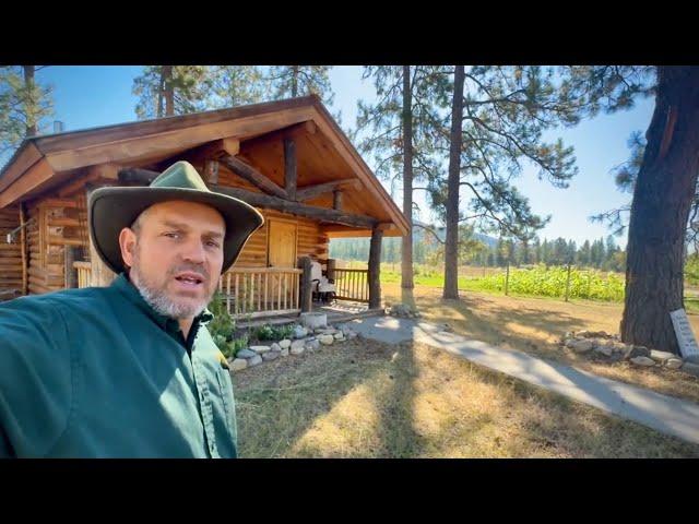 Elvie’s Meadowlark Log Cabin Airbnb, Libby, Montana ￼