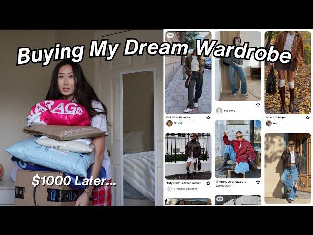 BUYING MY DREAM WARDROBE | Fall Clothes, Online shopping + Try On Haul! ️