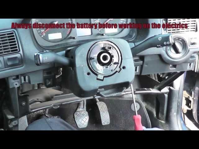VW Golf Jetta Turn Signal Arm Removal Simple Easy Steps