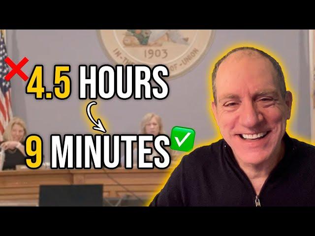 4.5 Hours Westfield NJ Town Council Meeting in 9 Minutes