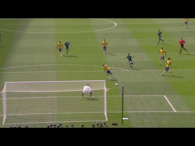 Peralta Shocks Brazil With 1st Minute Mexico Goal - Football | London 2012 Olympics