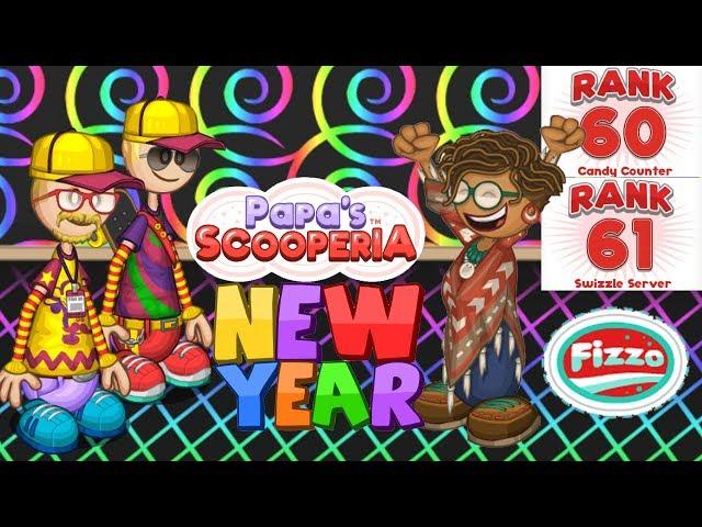 Papa's Scooperia: Unlock All Topping Drops - Rank 60 61 - Day 120 121 122 Gameplay