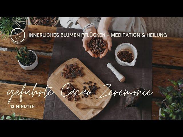 Geführte Kakao Zeremonie⎪Cacao Meditation⎪Rohkakao Zeremonie zum mitmachen