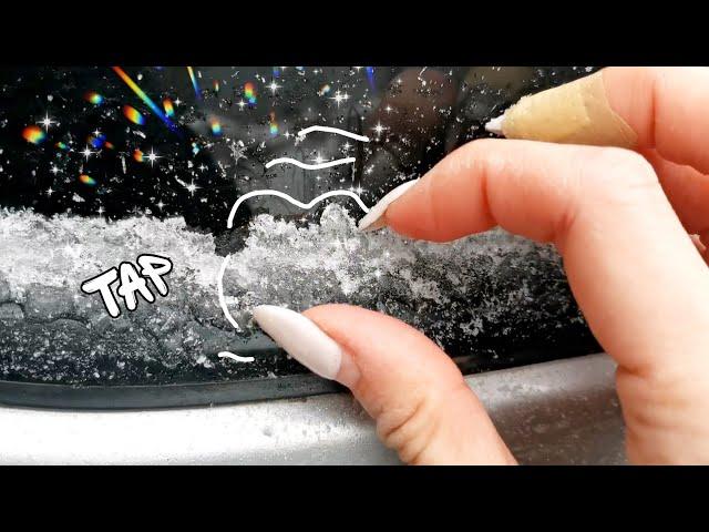 ASMR: Ice Scratching + Tapping | Sounds of the street in winter