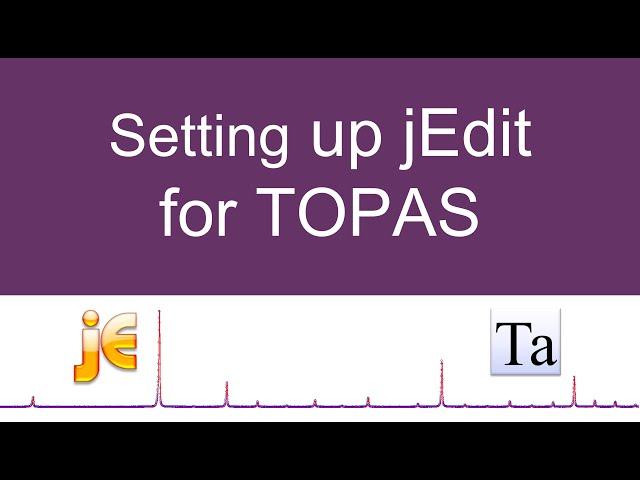 Setting up jEdit for TOPAS