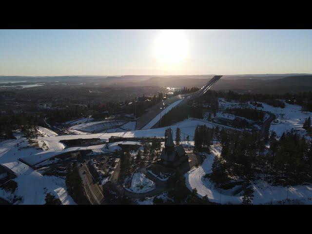 Footage from Holmenkollen to Oslo Fjord