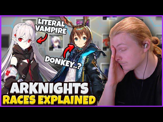 I Learnt About ALL The Arknights Races... and it's Insane