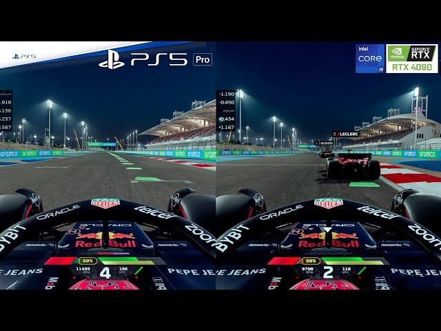 F1 24 - PS5 Pro vs RTX 4090 - 4k 60FPS