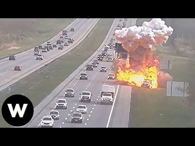 Shocking Moments Of Car Crashes Caught On Camera That Will Disturb You