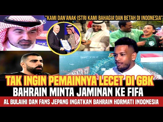 Permintaan Bahrain Makin Manja dan Aneh - Al bulaihi dan Jepang Ingat kan Jangan Bertingkah