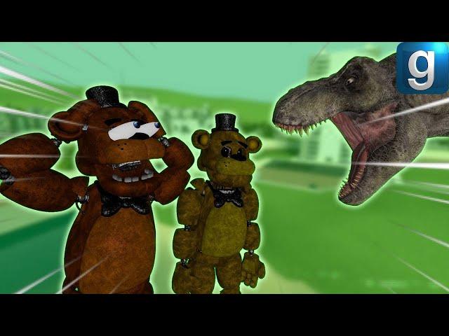 Hey Freddy, There's a Dinosaur Outside (GMOD Animation)