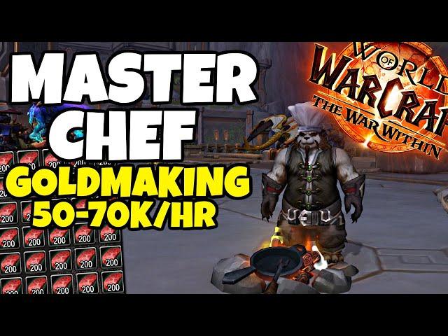 Make EASY GOLD With Cooking in The War Within - TWW Goldmaking