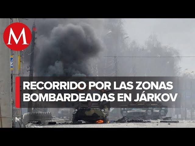 Así se ve la ciudad de Jarkov en Ucrania tras los ataques rusos