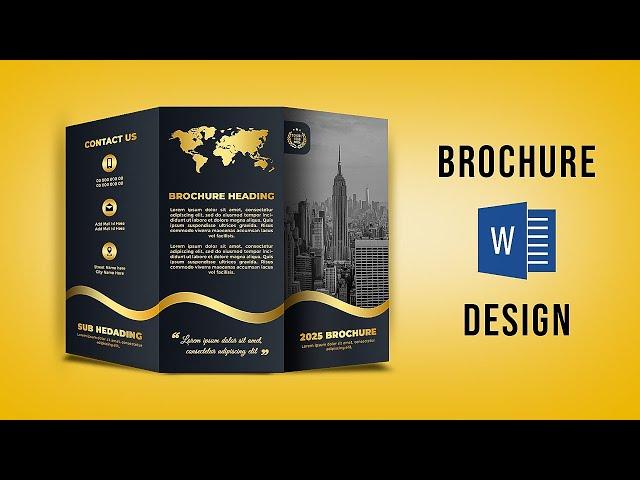 Design a Custom Brochure in MS Word