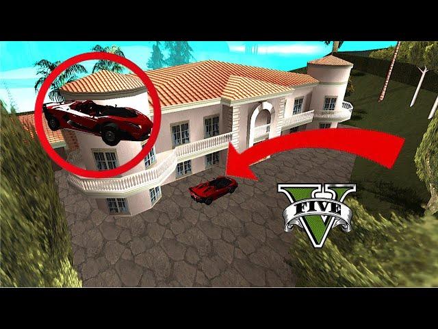 STEALING SECRET GTA V SC20 RED LAMBORGHINI IN MANSION!! | GTA SAN ANDREAS