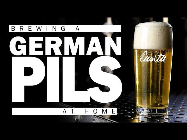 Brewing a German Pils Beer At Home (Grain to Glass)