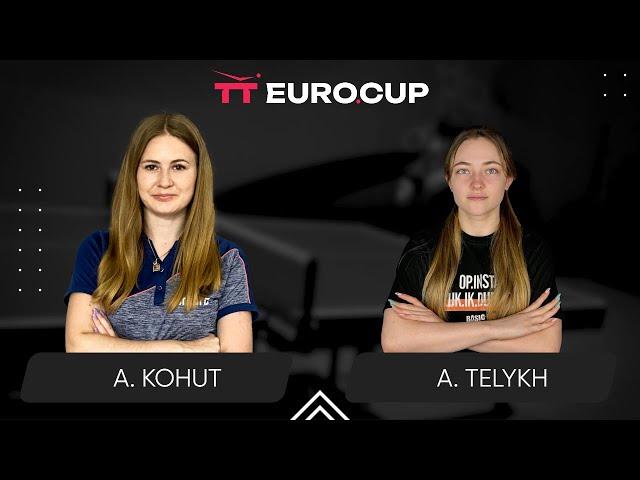 17:10 Alina Kohut - Anastasiia Telykh 30.08.2024 TT Euro.Cup Women Ukraine Star. TABLE 4