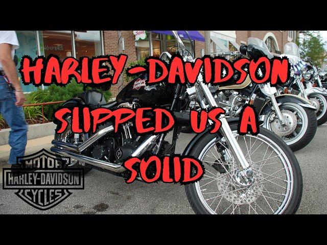 Harley-Davidson Clutch of Choice Slipped Us a Little Favor