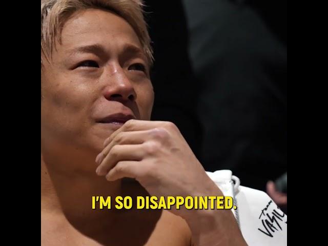 Only way is up ️ Takeru is consoled by kickboxing legend Masato after a tough loss to Superlek 
