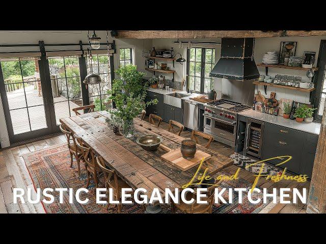 Rustic Elegance Kitchen Decor : Inspiration and Practical Tips