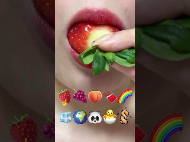 asmr STRAWBERRY TANGHULU 딸기 탕후루 eating sounds