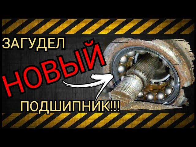 Если загудел НОВЫЙ подшипник!? Замена смазки БЕЗ СНЯТИЯ!