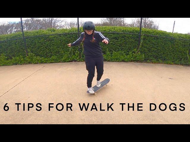 how to walk the dog | 6 tips + practice method