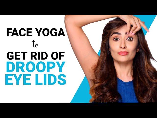 Face Yoga Exercises To get Rid of droopy Eye Lids | Fit Tak