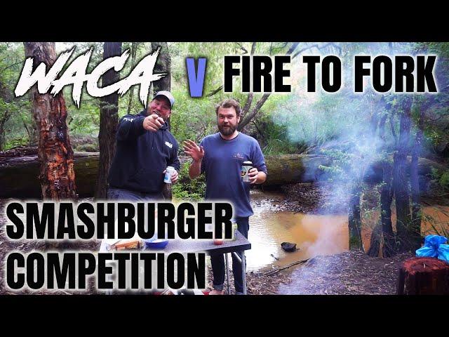 SMASHBURGER COMPETITION WITH FIRE TO FORK!!! ARTERIES WILL BE CLOGGED...