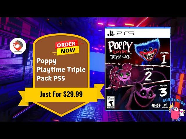 Poppy Playtime Triple Pack PS5 – Only $29.99  #PoppyPlaytime #PS5Games #TriplePack #ShopNow 