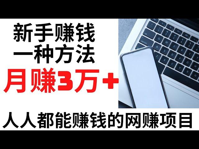 2022网赚，分享网上赚钱！教新人赚钱，轻松月赚3万+，这是一个适合人人赚钱的网赚项目