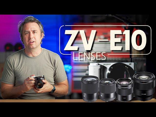 Sony ZV E10 What Lenses to Use For YouTube Videos