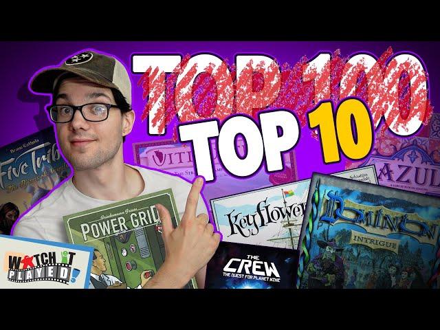 What Are Your Top 10 Games of the BGG Top 100? - Board Gaming Q&A!