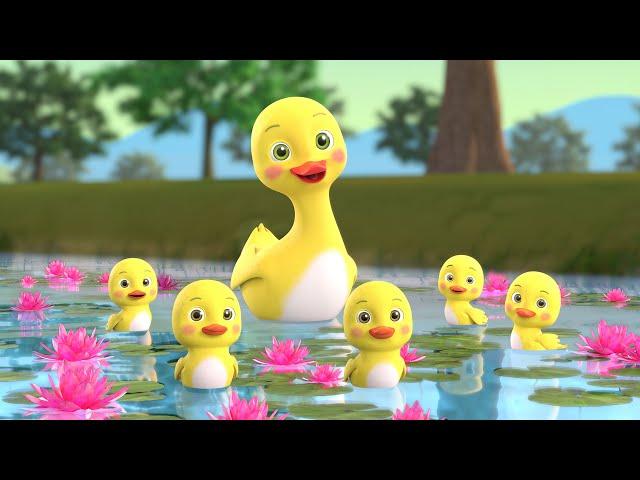 Number Song | Five Little Duckies + More Baby Songs | Beep Beep Nursery Rhymes