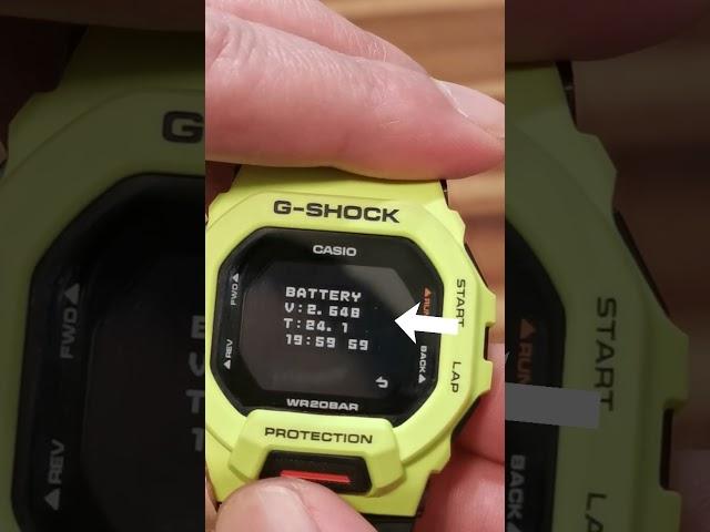 G-Shock GBD-200 Secret Thermometer #gshock #casio