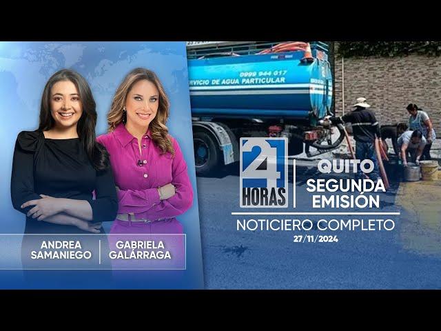 Noticiero de Quito (Segunda Emisión 27/11/24)