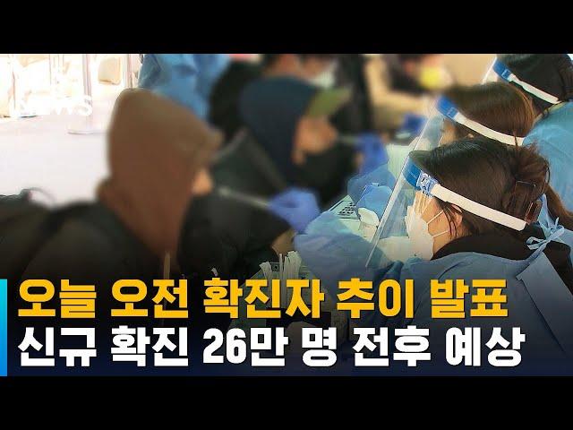 오늘 코로나 신규 확진자 26만 명 넘을 듯 / SBS