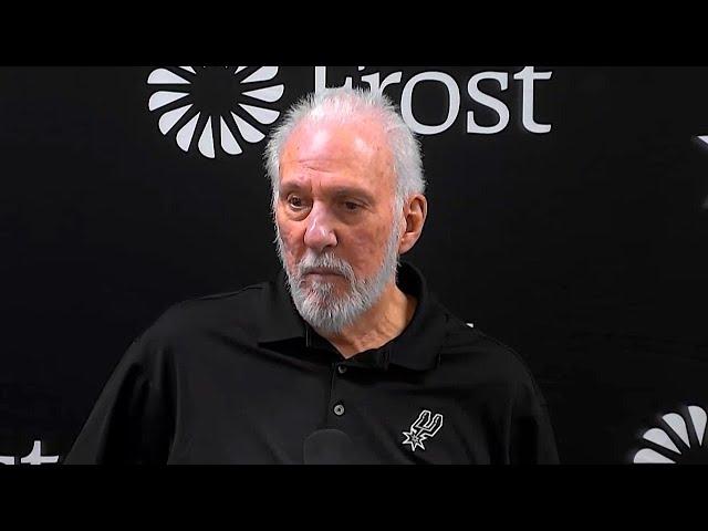 Gregg Popovich on telling the fans to stop booing Kawhi: “You don’t poke the bear.”